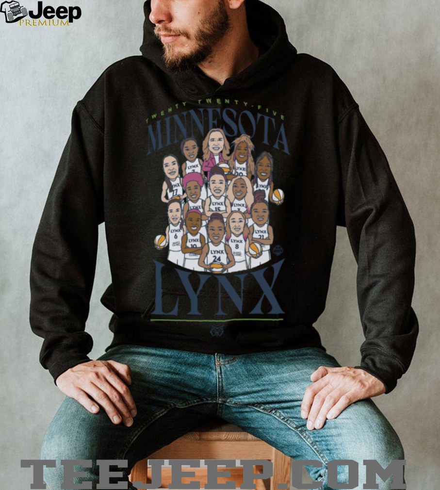 Minnesota Lynx Team Caricature Players Cartoon Shirt Minnesota Lynx Team Caricature Players Cartoon Shirt