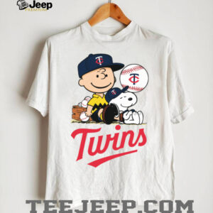 Minnesota Twins Snoopy Charlie Brown Peanuts T Shirt