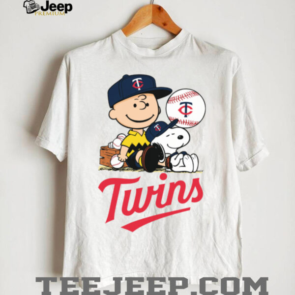 Minnesota Twins Snoopy Charlie Brown Peanuts T Shirt