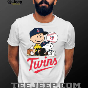 Minnesota Twins Snoopy Charlie Brown Peanuts T Shirt