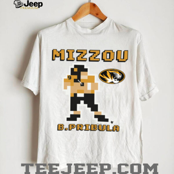 Missouri Football Beau Pribula Retro Baller T Shirt Hoodie