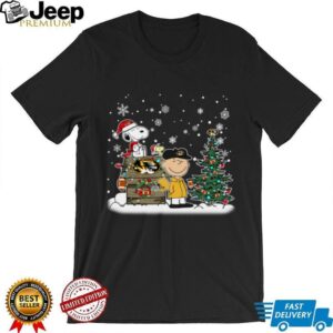 Missouri Tigers Snoopy Charlie Brown Christmas Holiday T Shirt