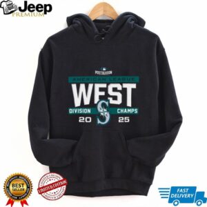 Mlb Postseason Seattle Mariners Al West Division Champions 2025 T Shirt
