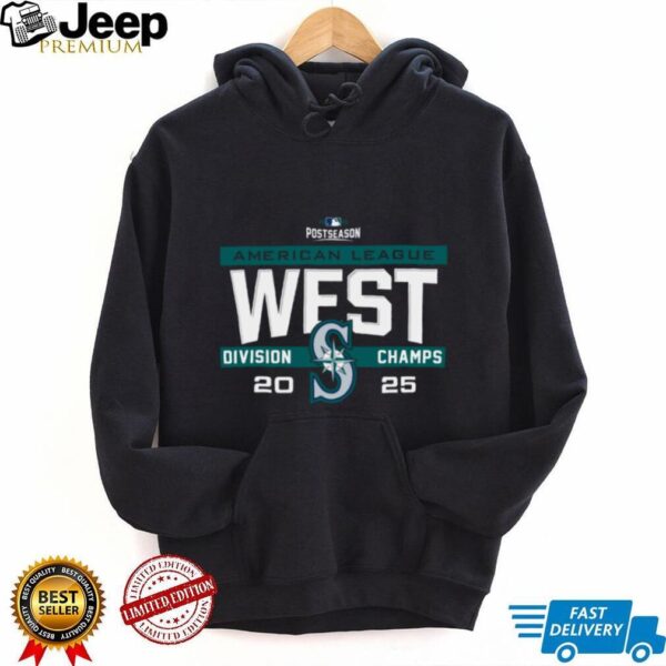 Mlb Postseason Seattle Mariners Al West Division Champions 2025 T Shirt