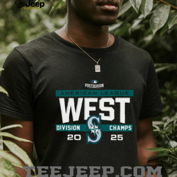 Mlb Postseason Seattle Mariners Al West Division Champions 2025 T Shirt
