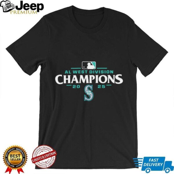 Mlb Seattle Mariners 2025 AL West Division Champions T Shirt