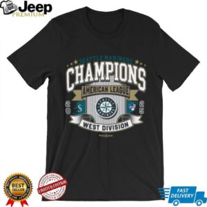 Mlb Seattle Mariners ’47 2025 AL West Division Champions Tee