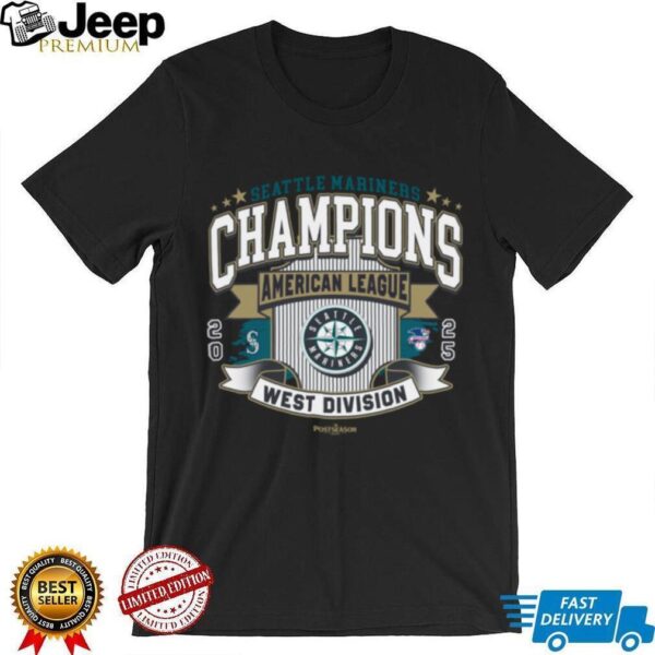 Mlb Seattle Mariners ’47 2025 AL West Division Champions Tee