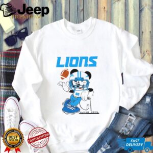 NFL Detroit Lions Mickey Mouse Disney Super Bowl Football shirt