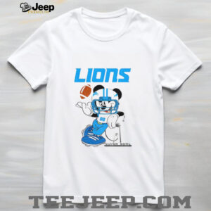 NFL Detroit Lions Mickey Mouse Disney Super Bowl Football shirt