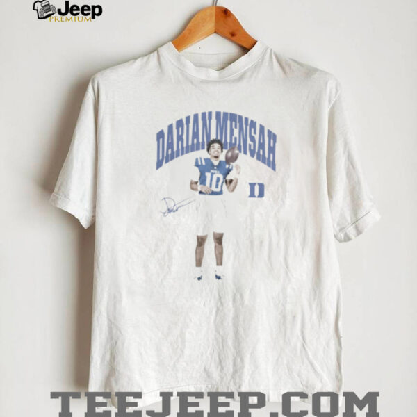 NIL Store Duke Football Darian Mensah Portrait T Shirt