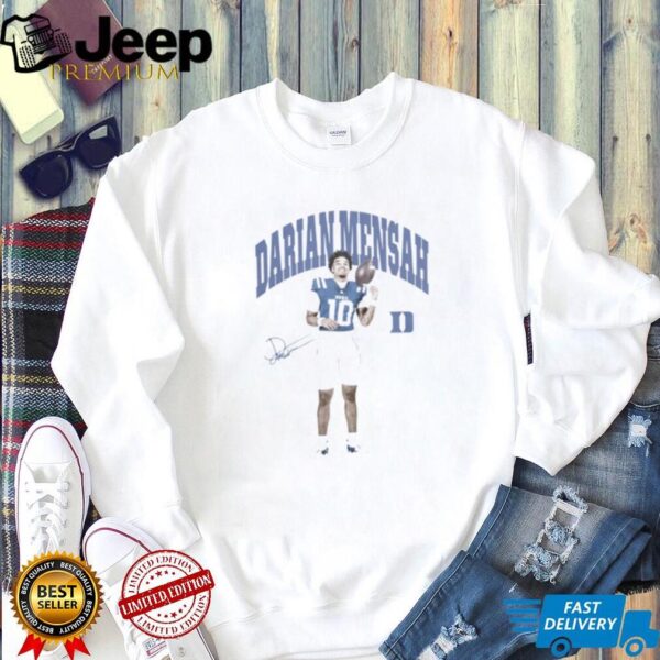 NIL Store Duke Football Darian Mensah Portrait T Shirt