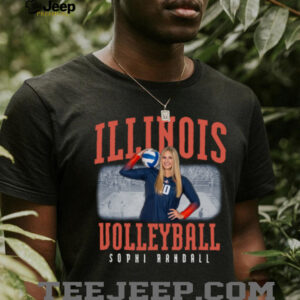 NIL Store Illinois Volleyball Sophi Randall Illustrated T Shirt