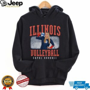 NIL Store Illinois Volleyball Sophi Randall Illustrated T Shirt
