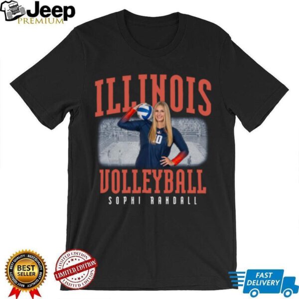 NIL Store Illinois Volleyball Sophi Randall Illustrated T Shirt