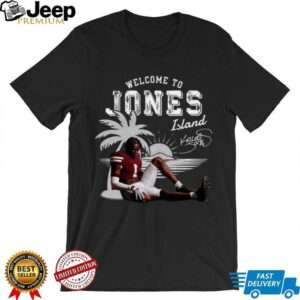 NIL Store Mississippi State Football Kelley Jones Welcome to the Jones Island T Shirt