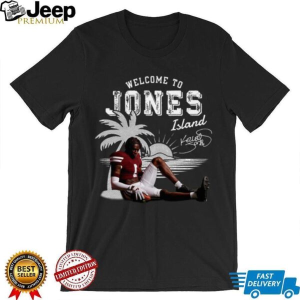 NIL Store Mississippi State Football Kelley Jones Welcome to the Jones Island T Shirt