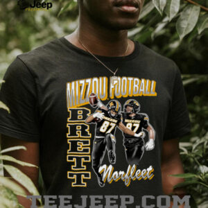 NIL Store Mizzou Football Brett Norfleet Pepper Illustrated T Shirt