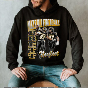NIL Store Mizzou Football Brett Norfleet Pepper Illustrated T Shirt