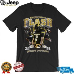 NIL Store Mizzou Football Marquis Johnson Pepper 90s Graphic T Shirt