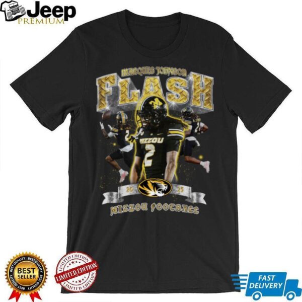 NIL Store Mizzou Football Marquis Johnson Pepper 90s Graphic T Shirt