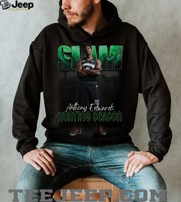 Nba Anthony Edwards Minnesota Timberwolves SLAM Unisex Cover Tee