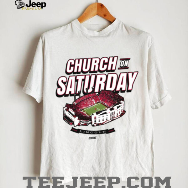 Nebraska Cornhuskers Church On Saturday Smack Apparel TShirt
