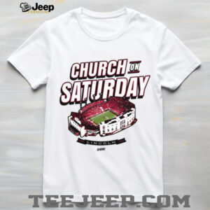 Nebraska Cornhuskers Church On Saturday Smack Apparel TShirt