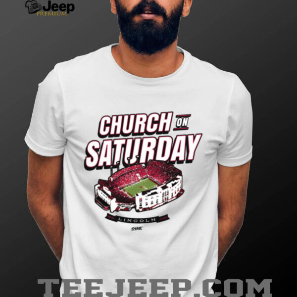 Nebraska Cornhuskers Church On Saturday Smack Apparel TShirt