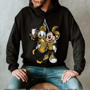 New Orleans Saints Disney Donald and Minnie T Shirt