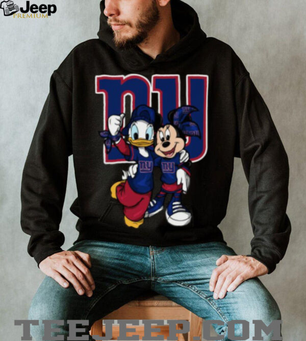 New York Giants Disney Donald Duck and Minnie Mouse Shirt