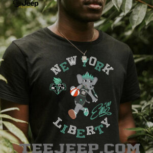 New York Liberty Stadium Essentials Black Mascot Numero Uno T Shirt