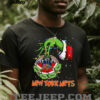 Personalized Boston Red Sox Grinch Christmas Tee, Funny Santa Baseball Shirt with Quote They Hate Us Ain’t Us, MLB Gift