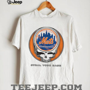 New York Mets Steal Your Base Grateful Dead skull MLB shirt