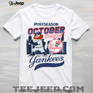 New York Yankees 2025 MLB Postseason October Baseball Logo T Shirt