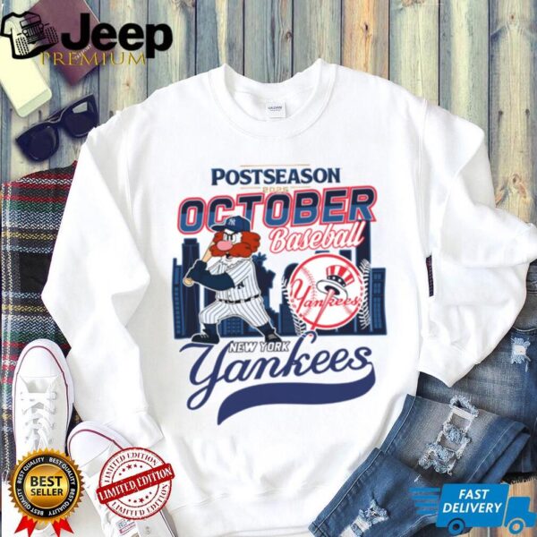 New York Yankees 2025 MLB Postseason October Baseball Logo T Shirt