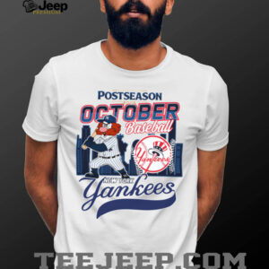 New York Yankees 2025 MLB Postseason October Baseball Logo T Shirt