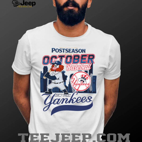 New York Yankees 2025 MLB Postseason October Baseball Logo T Shirt