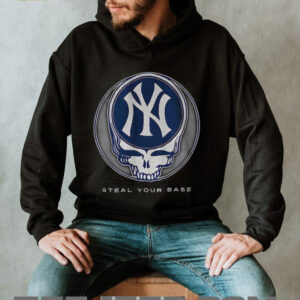 New York Yankees Steal Your Base Grateful Dead skull MLB shirt