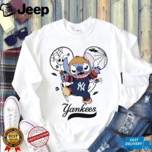 New York Yankees Stitch Michael Halloween 2025 T Shirt
