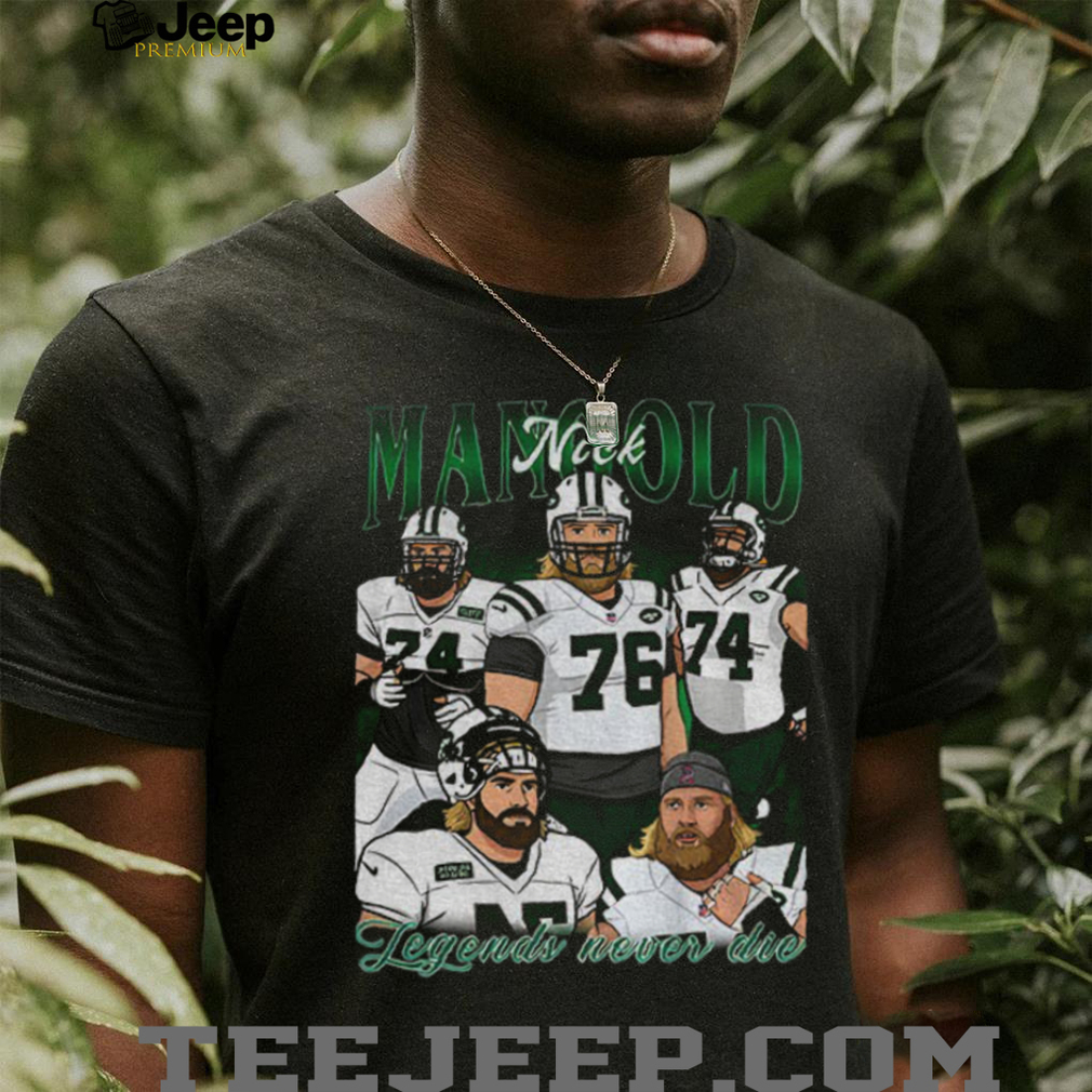Nick Mangold New York Jets NFL Football 1984 2025 RIP Legends never Die graphic shirt