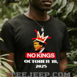 No Kings Day Trump Crown Anti Authoritarian Tee