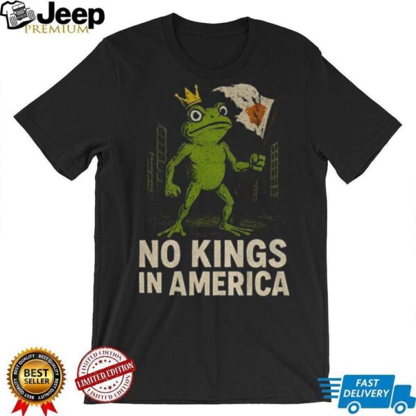 No Kings in America Frog shirt
