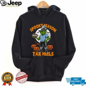 North Carolina Tar Heels Halloween Tee – Spooky Season NCAA Football Shirt – Custom Name Grinch Fan Gear
