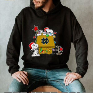 Notre Dame Fighting Irish Football Snoopy Christmas Holiday 2025 T Shirt