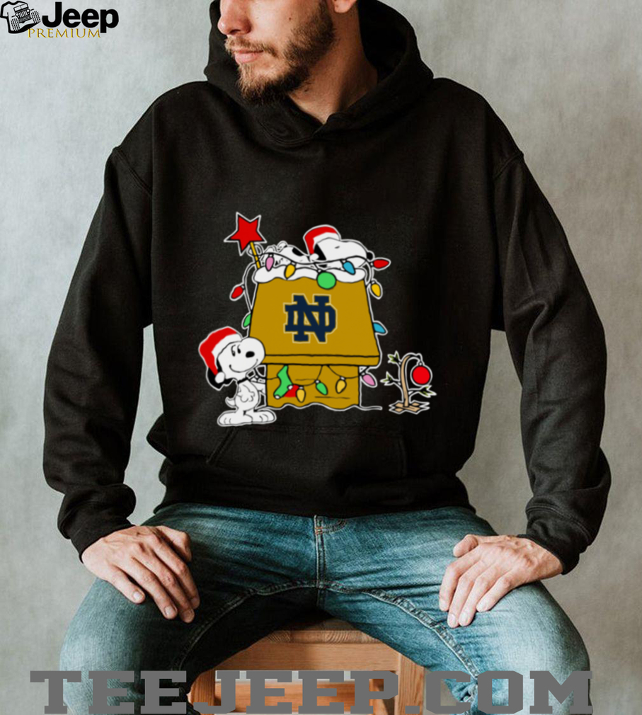 Notre Dame Fighting Irish Football Snoopy Christmas Holiday 2025 T Shirt Notre Dame Fighting Irish Football Snoopy Christmas Holiday 2025 T Shirt