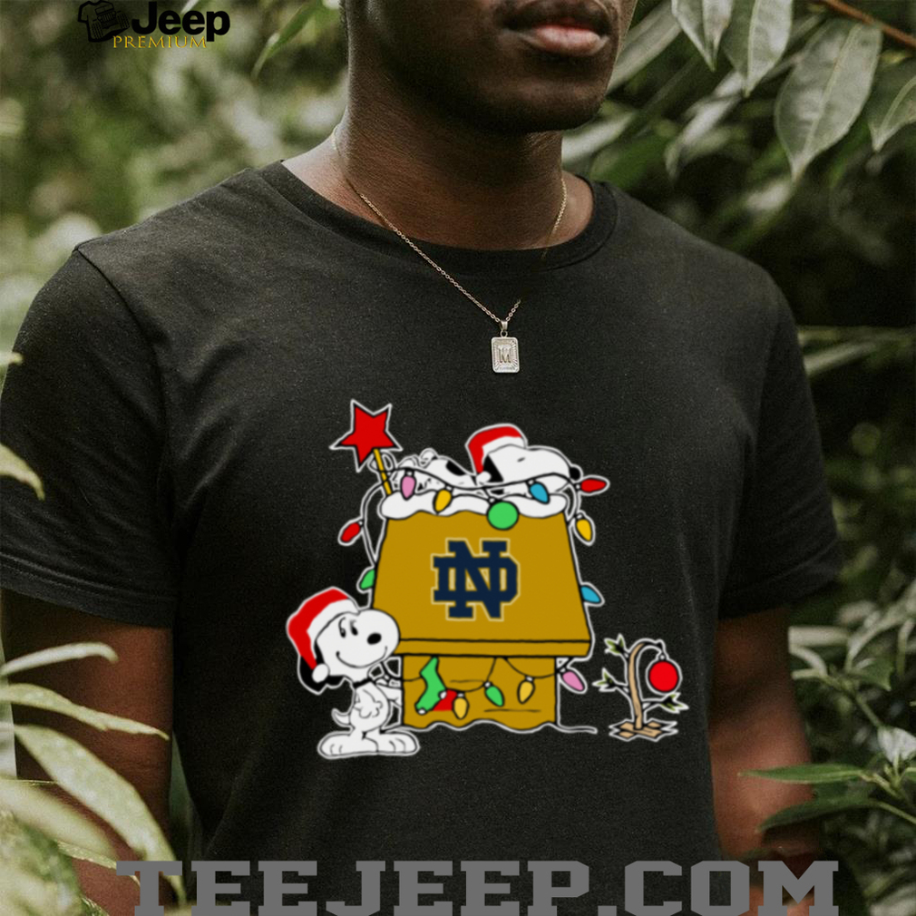Notre Dame Fighting Irish Football Snoopy Christmas Holiday 2025 T Shirt Notre Dame Fighting Irish Football Snoopy Christmas Holiday 2025 T Shirt