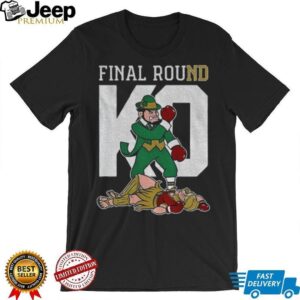 Notre Dame Fighting Irish vs USC Trojans Final Round KO Mascot shirt