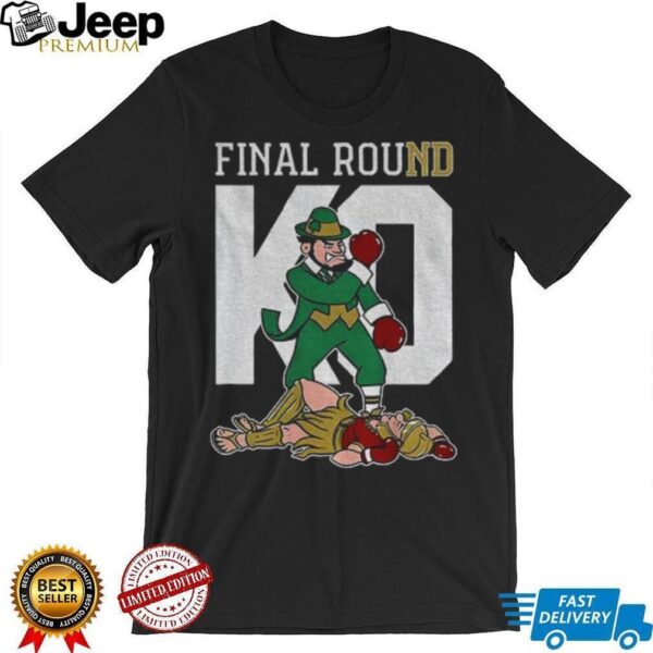Notre Dame Fighting Irish vs USC Trojans Final Round KO Mascot shirt