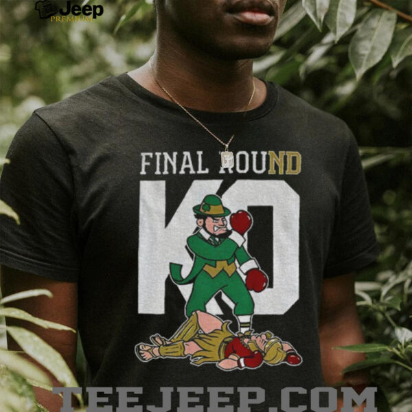 Notre Dame Fighting Irish vs USC Trojans Final Round KO Mascot shirt